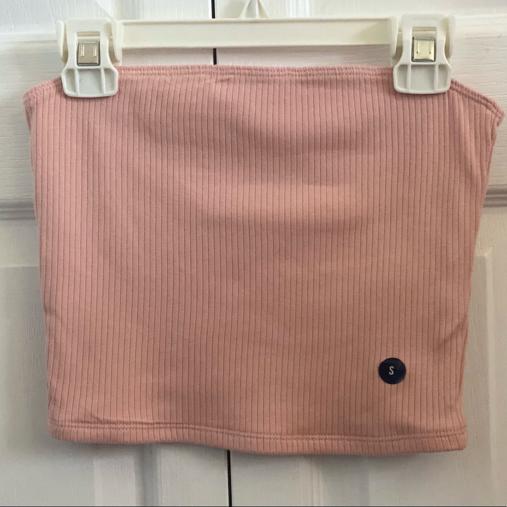 New Hollister Salmon Coloured Crop Tube Top!